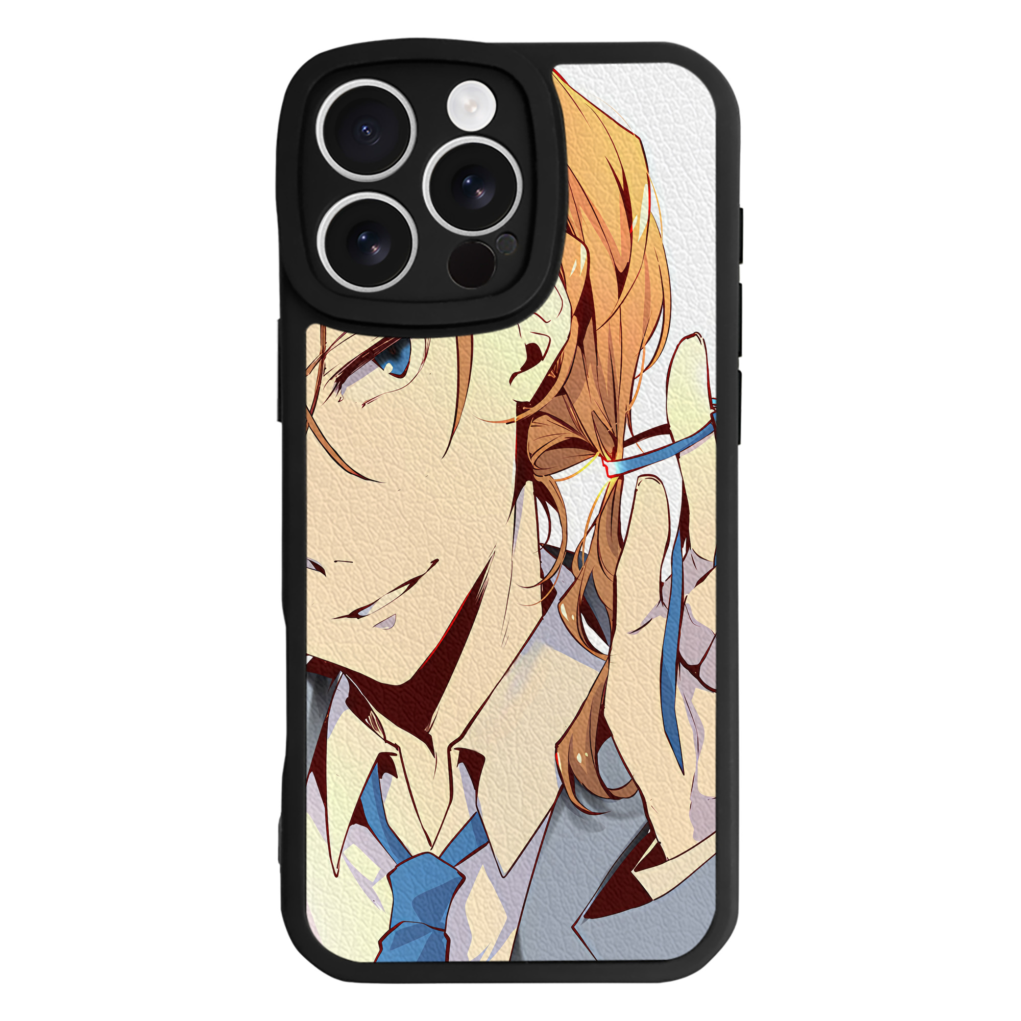 （画像用） 文豪ストレイドッグス Bungo Stray Dogs 【iPhone 16シリーズ対応】シリコンスマホケース（レザー調） 材質：シリコン